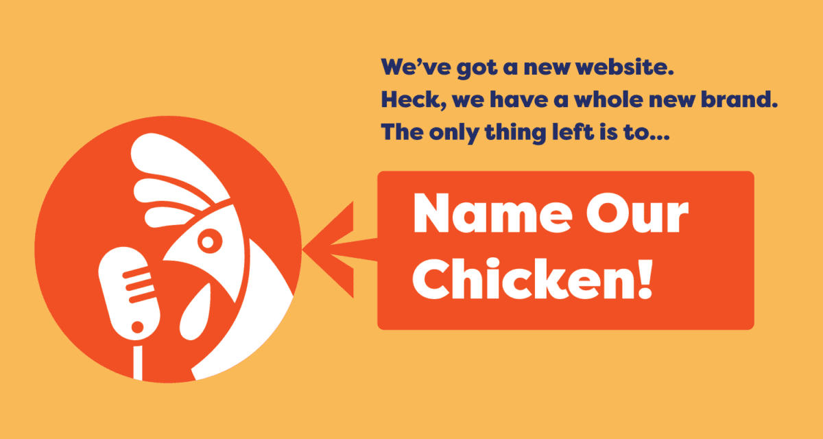 Name Our Chicken Banner